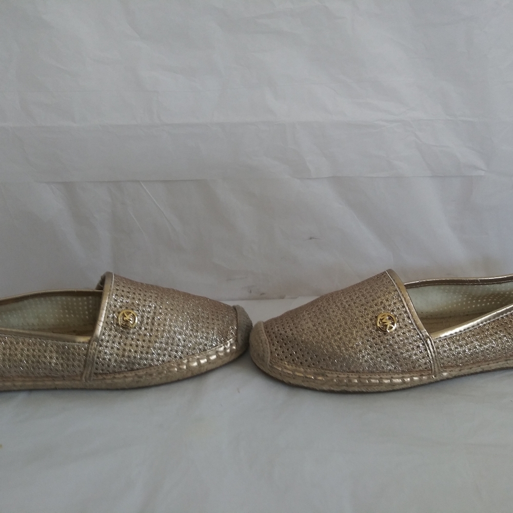 Michael Kors espadrilles metallic sz 6M - Picture 5 of 12